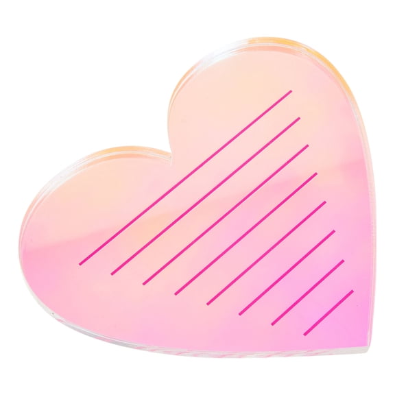 Milisten Heart-Shaped Acrylic Lash Tile for Organizing and Storing Eyelashes