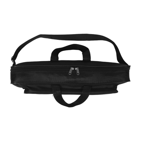 Milisten Multi Function Fishing Pole Case Portable Black Oxford Storage Bag