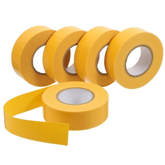 Milisten Multi Functional No Adhesive Yellow Flagging Tape 2pcs for Electrical Safety