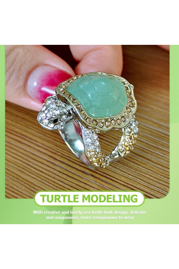 Multi Metal Turtle Ring for Women Elegant Accessory for Daily Wear Parties and Special Occasions Size 610