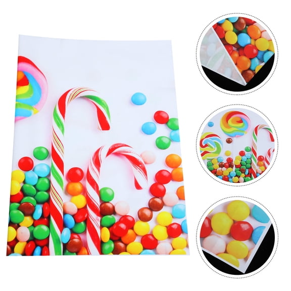 Milisten Multicolor Lollipop-Themed Indoor Backdrop for Kids Room Decor, Party Photo Background, Colorful Wall Hanging