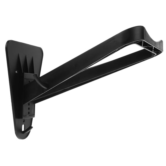 Milisten Black Wall Mounted Rack Space Saving Holder for Basketball Soccer Football 9.8x8.1x7.7in 1 Piece