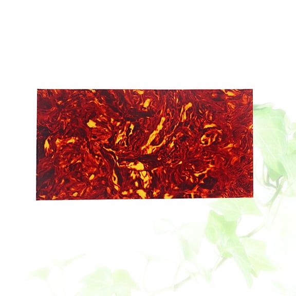 Milisten Red Guitar Pickguard Sheet Premium Plastic Pickguard Material for Acoustic Guitar