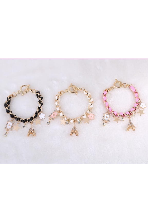 Alloy Women's Fashion Bracelet, Trendy Elegant Jewelry , Perfect for Any Occasion, 7.5 Inch Size