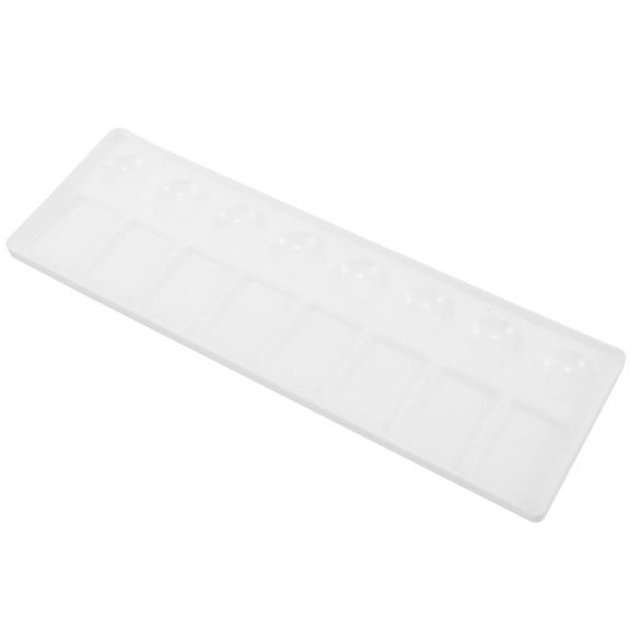 Milisten Plastic Paint Color Palette 1 Set Painting Tray Water Color Mixing Palette
