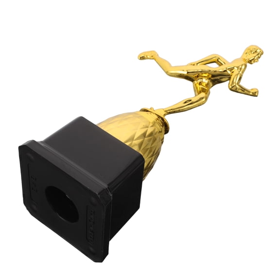 Milisten Plastic Plated Gold Trophy Award with Refined Finish for Celebration and Sports Champions