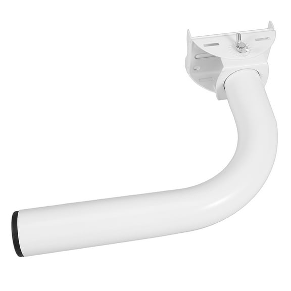 Milisten Outdoor Antenna Mount Steel White Antenna Mounting Equipment Outdoor Use 1Pcs