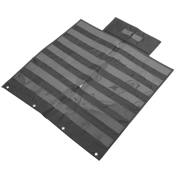 Milisten Black Wall Pocket Chart for Classroom Use with Easy Suspension and Multi Pocket Storage Design