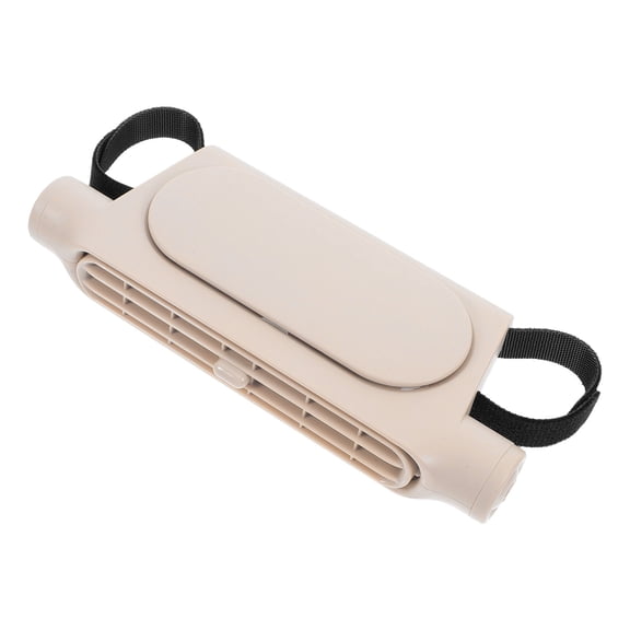 Milisten Portable USB Powered Car Backseat Fan, Quiet , Compatible with Most Vehicles, Beige Color