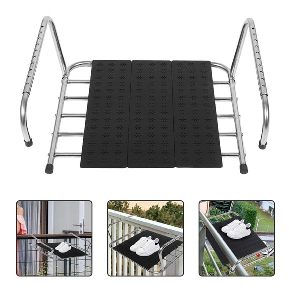 Milisten Portable Adjustable Window Clothes Hanger Rack for Drying Shoes Socks and Clothes