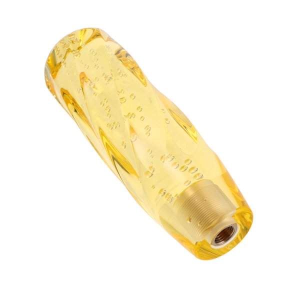 Milisten Precision Crafted Yellow Car Gear Shift Knob for Easy Replacement and Installation