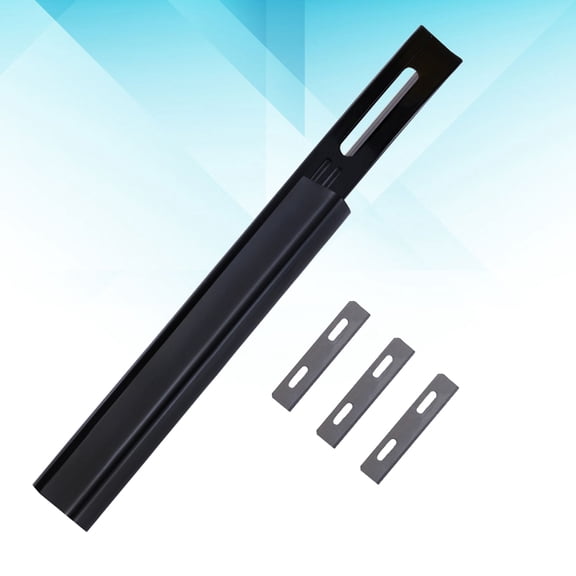 Milisten Premium Steel Thinner Cutter Tool with Ergonomic Arc Design for Precise Trimming, Black Finish
