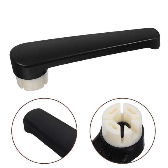 Milisten Privacy Interior Door Handle for Rv Trailer and Boat Aluminum Keyless Lock Black