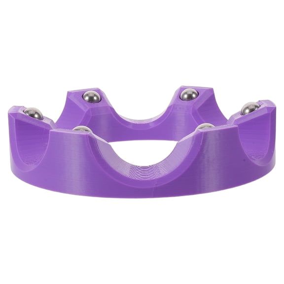 Milisten Purple Rotating Bowling Ball Display Stand with 360 Degree Smooth Swivel and Non Slip Base for Maintenance