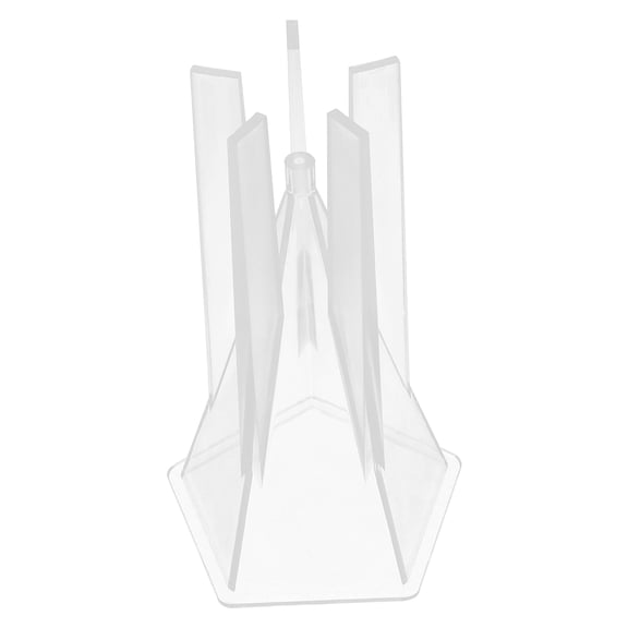 Milisten Pyramid Shape Candle Mold PC Material 1Set For Craft Enthusiasts