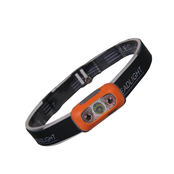 Milisten Compact LED Headlamp Flashlight with Motion or for Camping Walking and Outdoor Use
