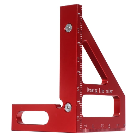 Milisten Compact Lightweight Aluminum for Woodworking and Carpenter Projects Red