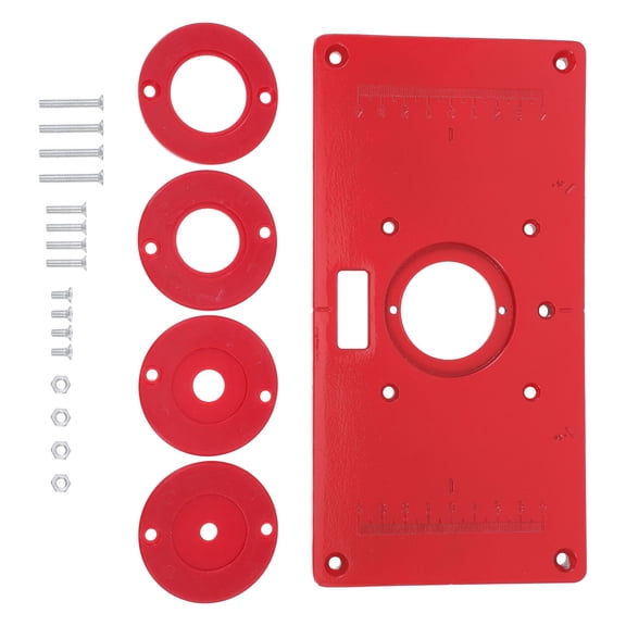 Milisten 1Set Home Use Aluminum Alloy Engraving Machine Plate for Trimming Deflashing and Slotting