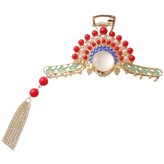 Milisten Unique Red Hair Catch Clip Creative Jaw Clamp for Elegant Styles