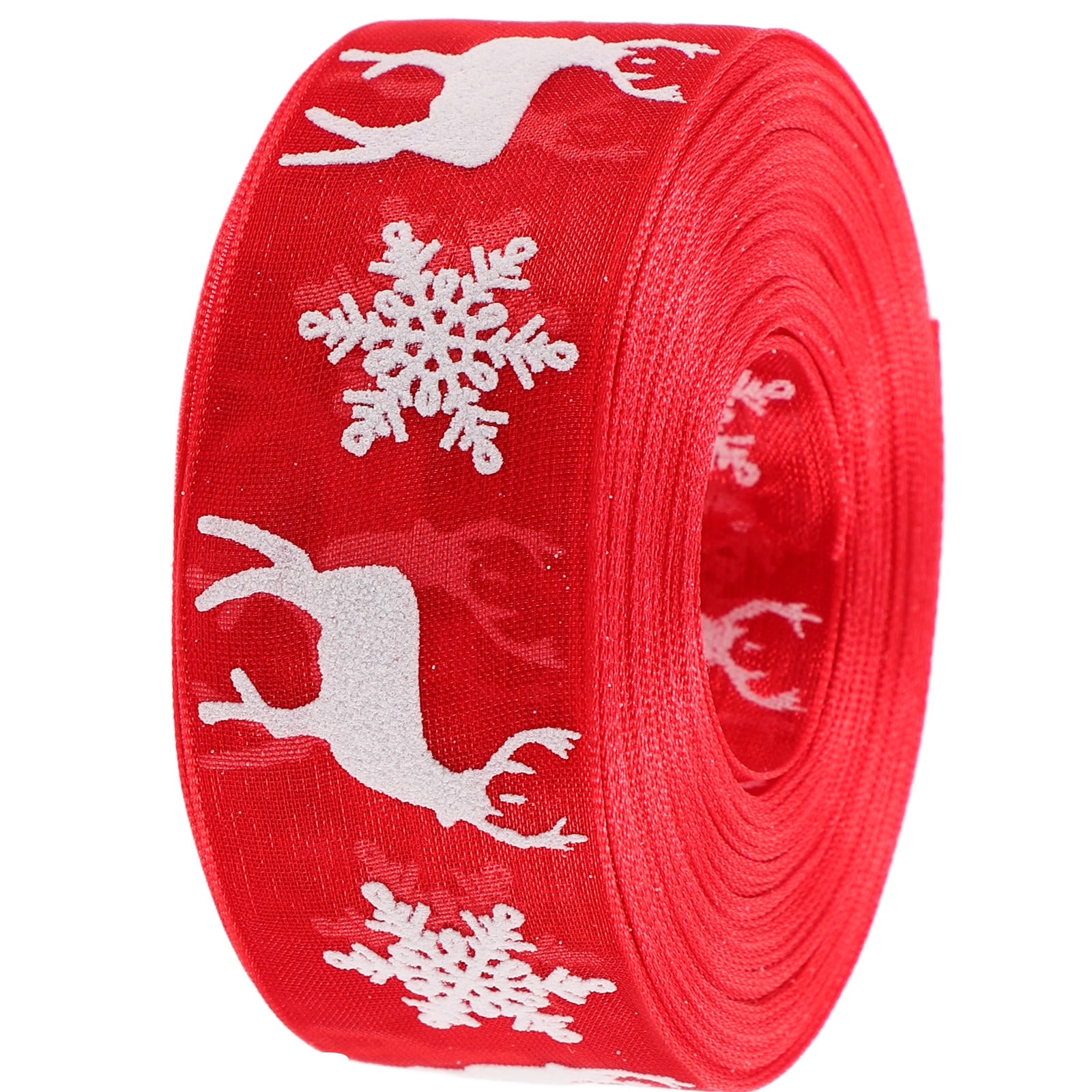 Red Creat Ribbon Milisten Red Craft Ribbon with Strong Toughness for Christmas Wrapping ...