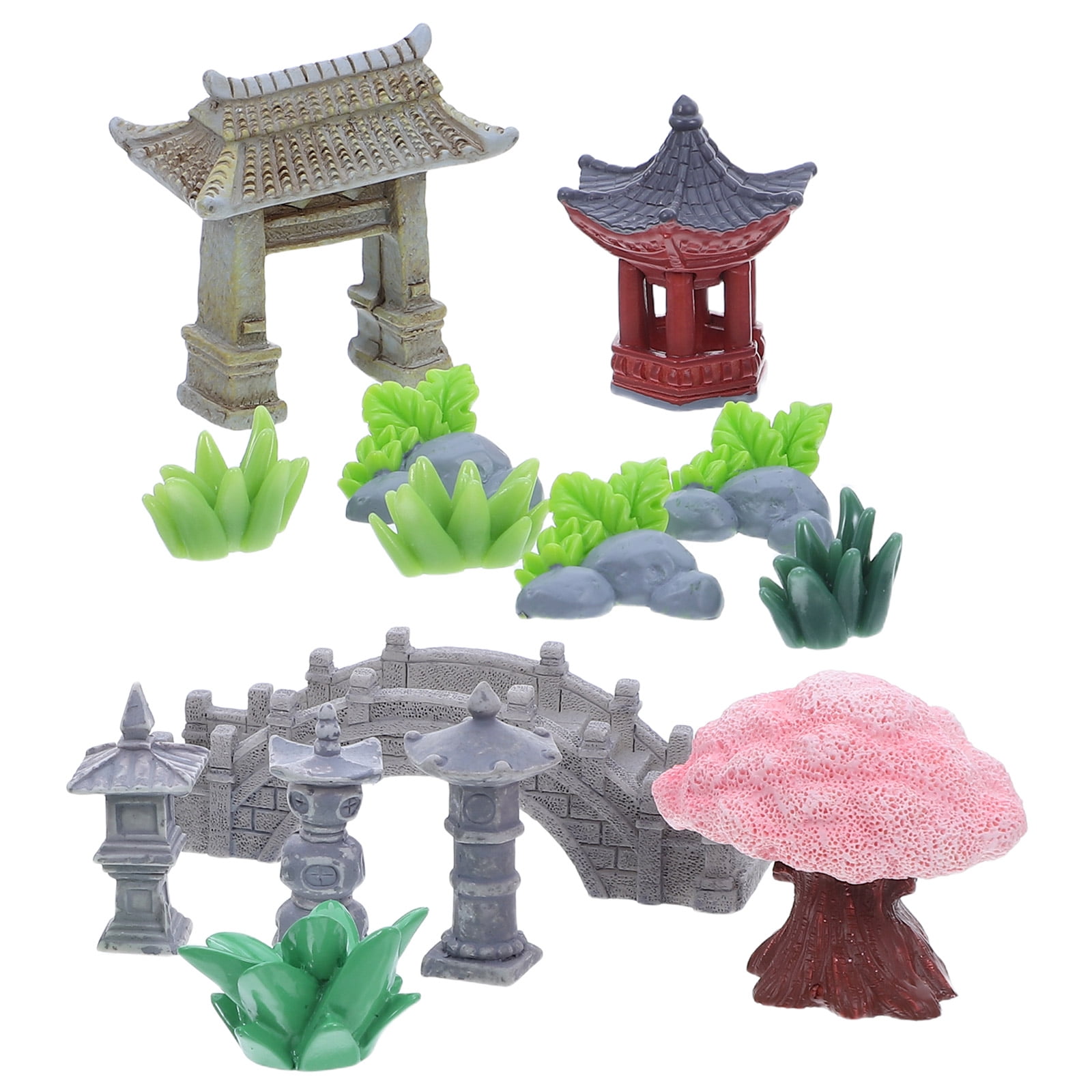 Milisten Multi Color Resin Miniature Figurines Set for Decor Realistic ...