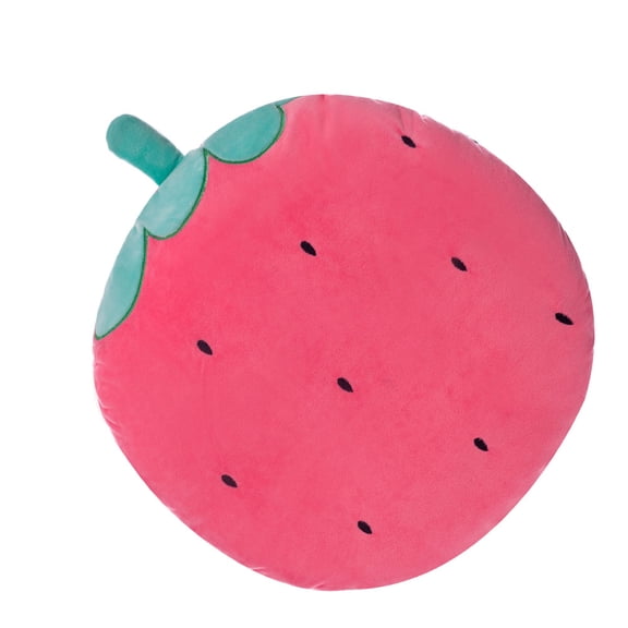 Milisten Decorative Rosy Plush Pillow Cushion for Home Use Perfect Seat Pad for Chairs