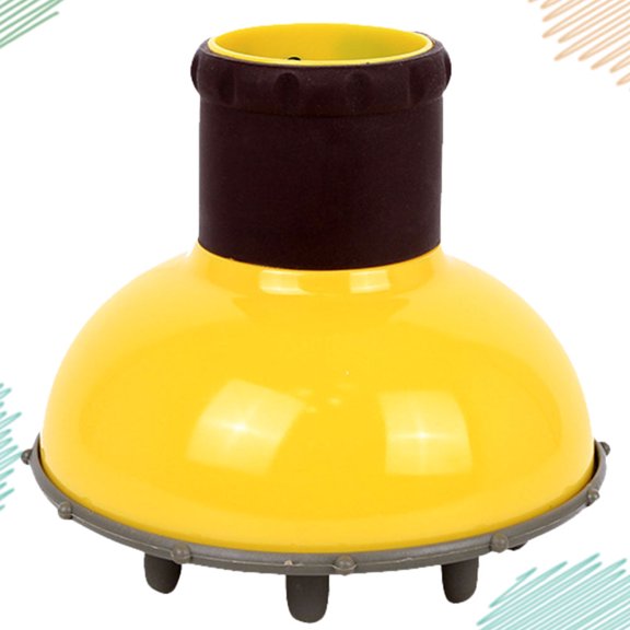Milisten Durable Yellow Hair Styling Diffuser, Rotatable Plastic Design
