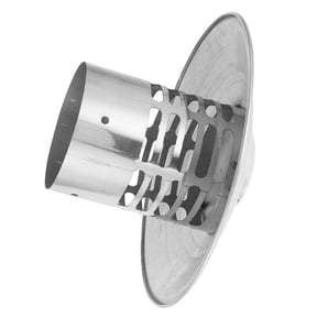 Milisten Round Steel Chimney Cover for Roof Ventilation with , Weather and Easy Installation
