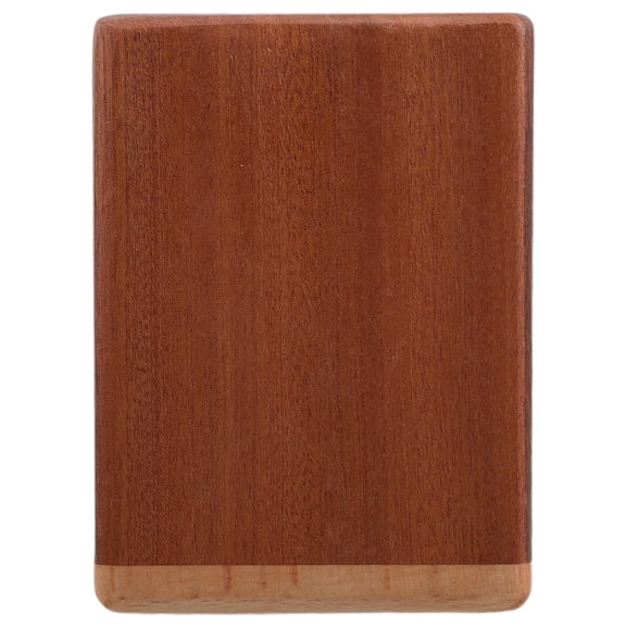 Milisten Rustic Wooden Cosmetic Organizer Box Brown Makeup Brush Holder for Vanity
