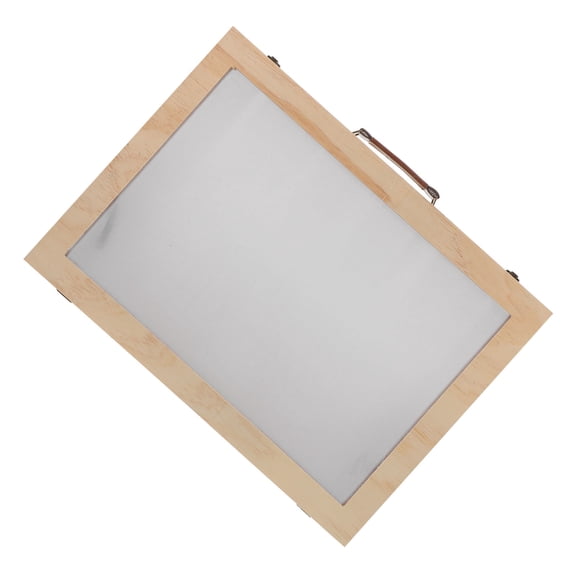 Milisten Education Tool Shadow Puppet Box For Cultural Events Wood Multi 1Pack