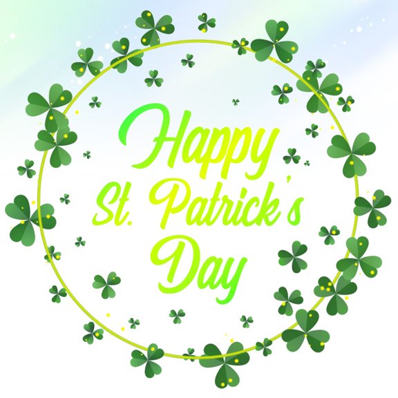 Milisten Assorted Color St Patricks Day Window Sticker PVC Decal for Home Festival Decoration