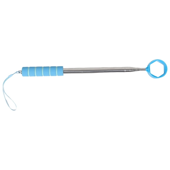 Milisten Sky Blue Extendable Golf Ball Picker with Flexible Structure for Challenging Terrain