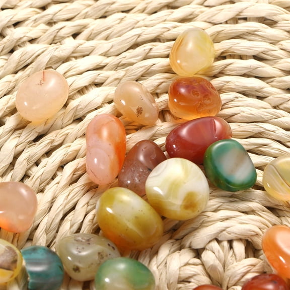 Milisten Natural Rounded Riverstones for Cobblestone Decoration and Aquatic Landscaping