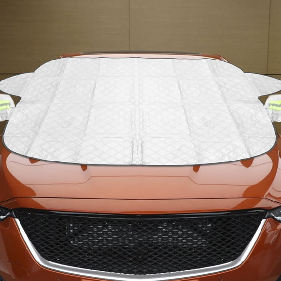 Milisten  Snow Covers for Car Windshield Frost Sun Window Shades Sunshade Silver