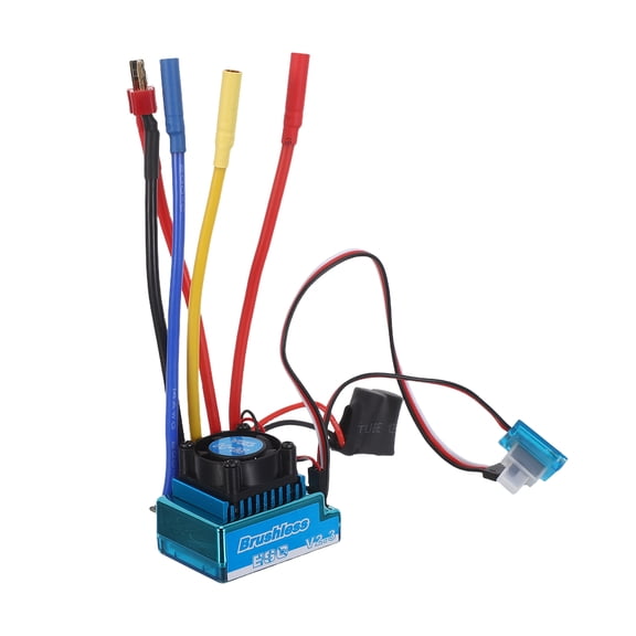 Milisten Brushless Motor Controller 120A Brushless Electric Controller Blue Plastic for RC Vehicle Use 1Set