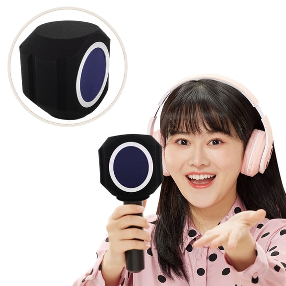 Milisten Portable Microphone Soundproofing Shield with Absorbent Sponge for Live Streaming