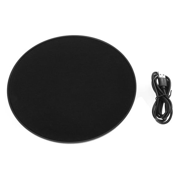 Milisten Square Rotating Turntable Display Plate Usb Powered 90180 Angle Adjustment For Retailers Business Owners 1Pack