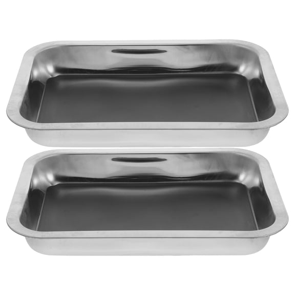 Milisten Stainless Steel Biology Dissecting Tray with Wax Base, A4 Size