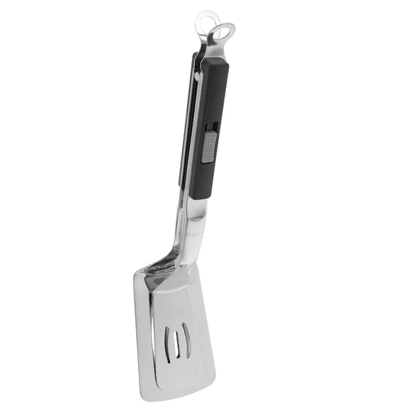 Milisten Stainless Steel Kitchen Spatula Tong with Lock, Multifunctional Fish Flipper and Steak Clamp for Cooking