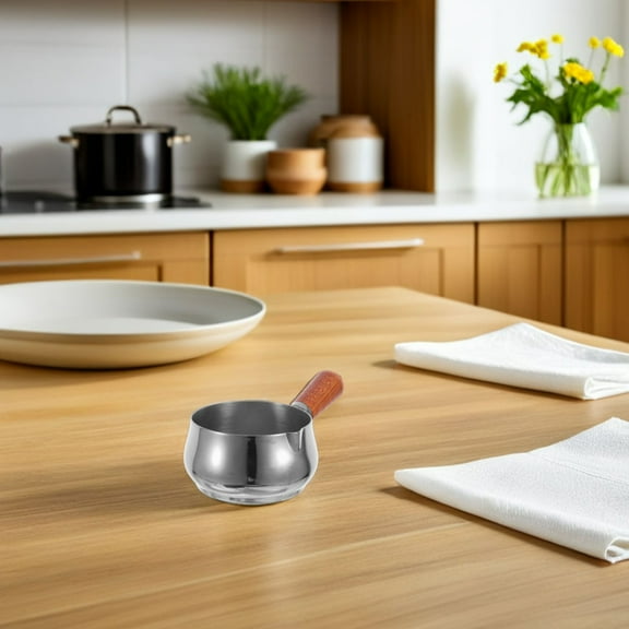 Milisten Small Metal Dipping Bowls Stainless Steel Silver 1Set