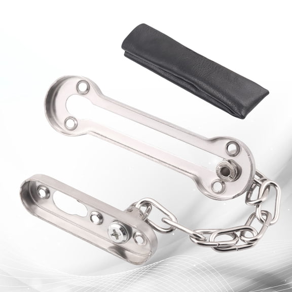 Milisten Stainless Steel Door Lock Security Chain Bolt for Home and Cabinet Safety and Security