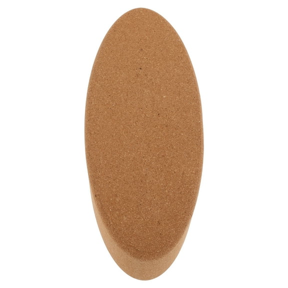 Milisten Cork Yoga Block Oval Shape for Support Balance Stretching and Workout Exercises