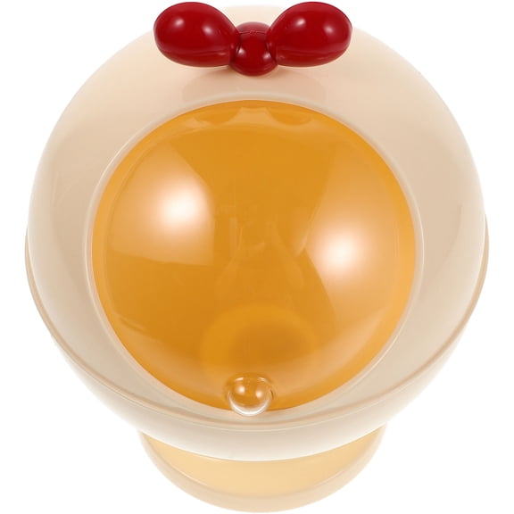 Milisten Multi-Purpose Cream Plastic Candy Serving Dispenser and Desktop Storage Container