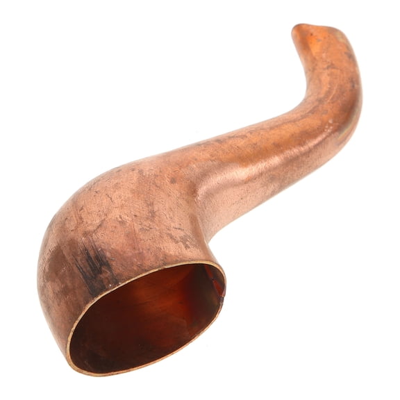 Milisten Metal Pouring Spout for Water Kettle Copper Replacement Spout Part Dark Brown