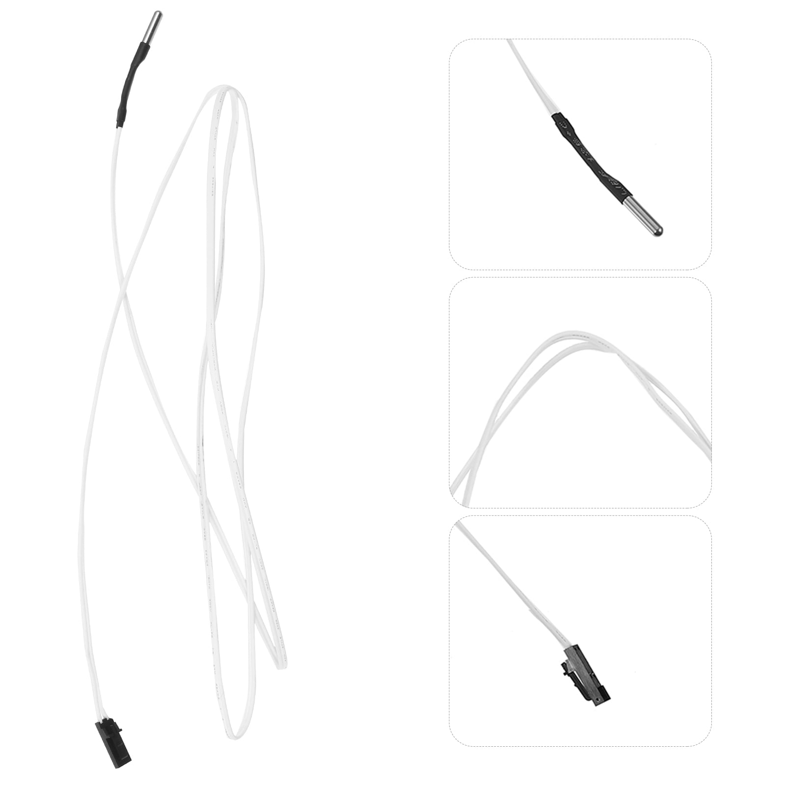 Milisten Stainless Steel Thermal Probe for 3D Printer, White, High ...