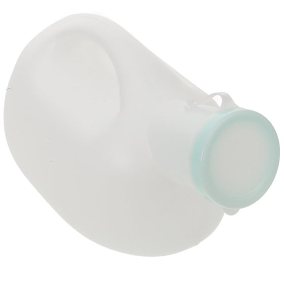 Milisten Portable Large Urinal, White Plastic, Bedridden Patients, Elderly, Travel Use