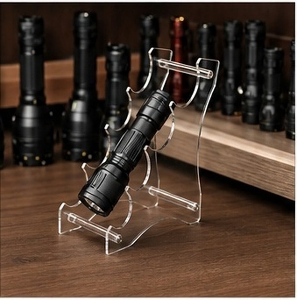 Milisten Transparent Acrylic Lighting Stand for Flashlight Display ...