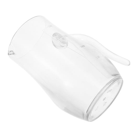Milisten Transparent Acrylic Wine Carafe with Handle for Hotels Restaurants and Bars