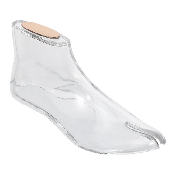 Milisten Clear Acrylic Flat Shoe Display Stand for Boots, Sandals, and Footwear Showcase Support