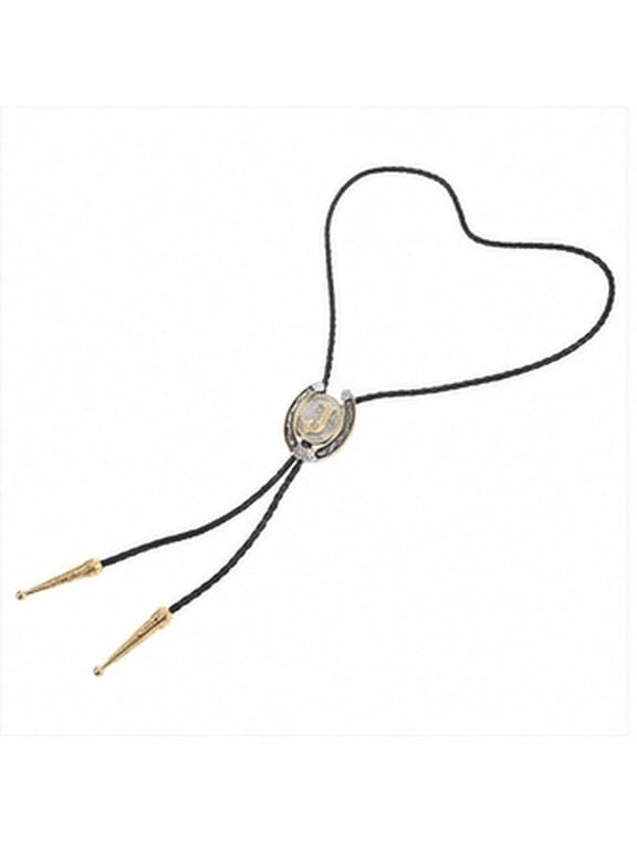 Unique Western Cowboy Necktie with Horseshoe Design for Fashionable Party Wear